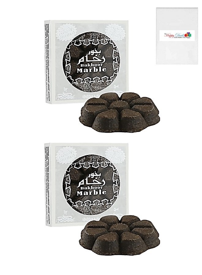 Nabeel 2Pcs Bakhoor Marble 30 GMS Incense - Image 1