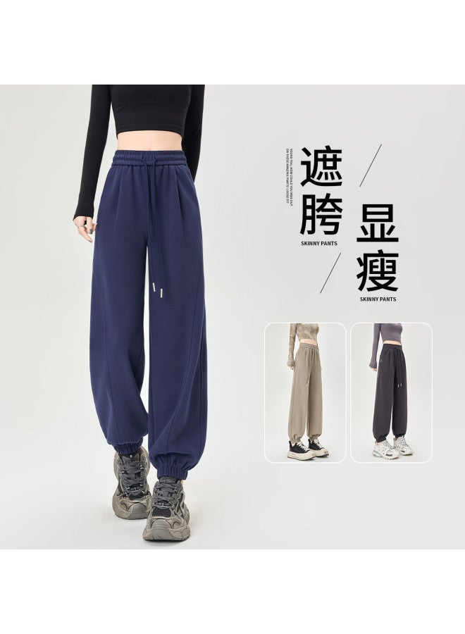 Hstyle High Waist Tapered Pants Women 2025 Fashion Slimming Comfortable Lazy Style Casual Commuting Versatile Sweatpants - Image 2