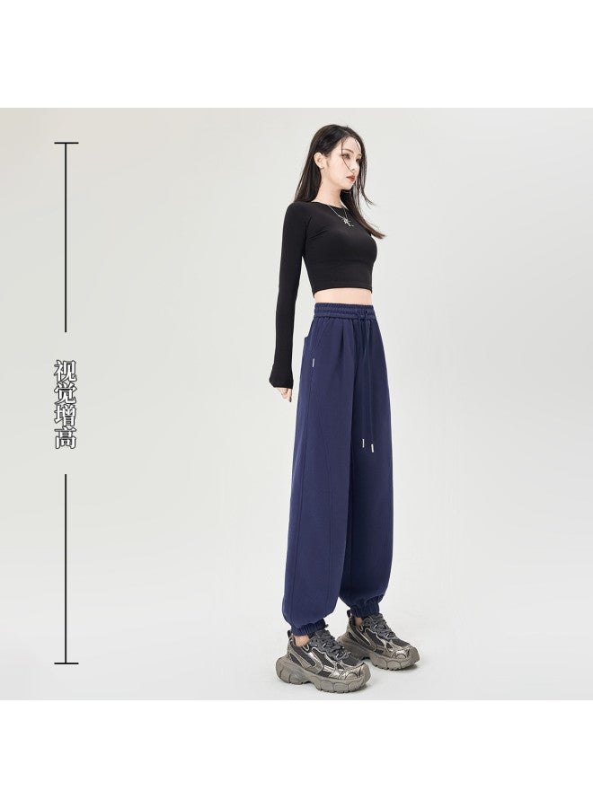 Hstyle High Waist Tapered Pants Women 2025 Fashion Slimming Comfortable Lazy Style Casual Commuting Versatile Sweatpants - Image 5