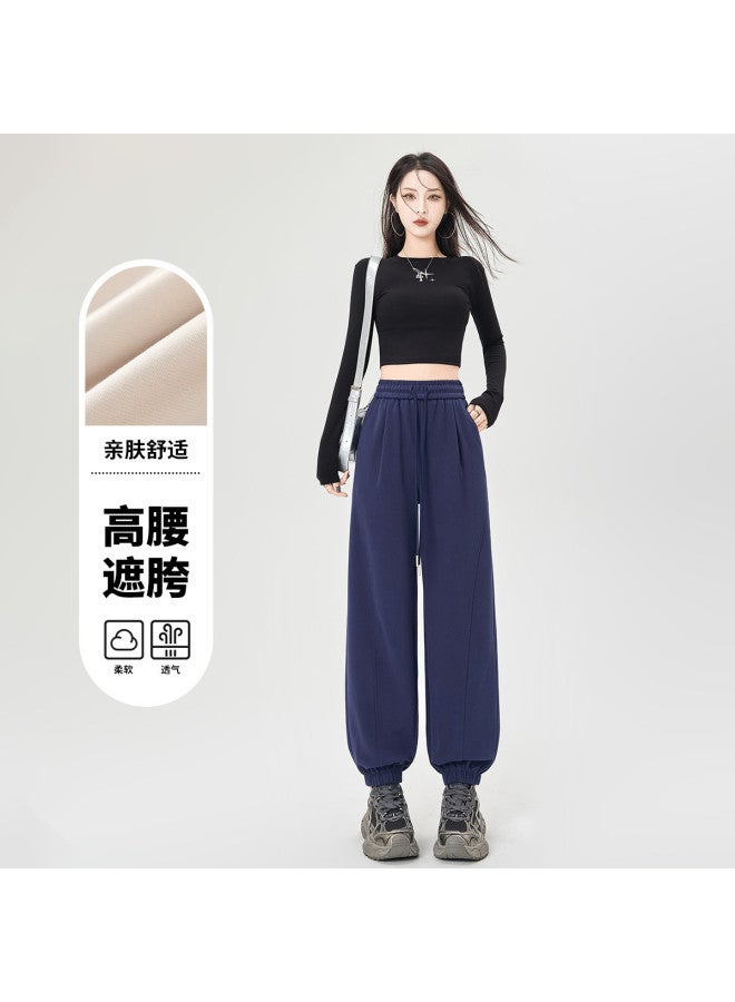 Hstyle High Waist Tapered Pants Women 2025 Fashion Slimming Comfortable Lazy Style Casual Commuting Versatile Sweatpants - Image 4