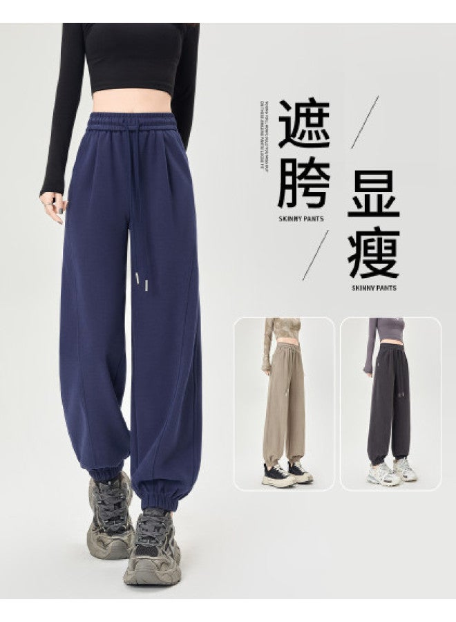 Hstyle High Waist Tapered Pants Women 2025 Fashion Slimming Comfortable Lazy Style Casual Commuting Versatile Sweatpants - Image 1