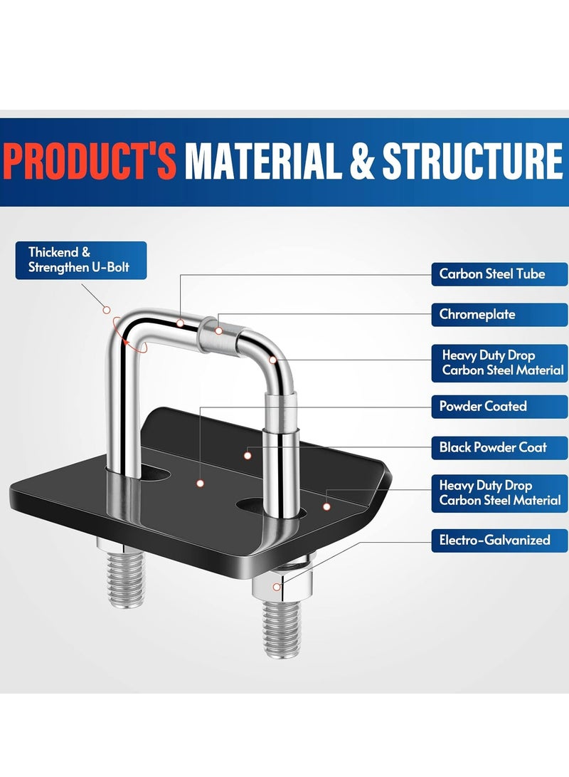 Loquat Heavy-Duty Hitch Tightener Anti-Rattle Stabilizer for 1.25 and 2 inch Hitches for Hitch Trays, Cargo Carriers, Bike Racks - Image 3