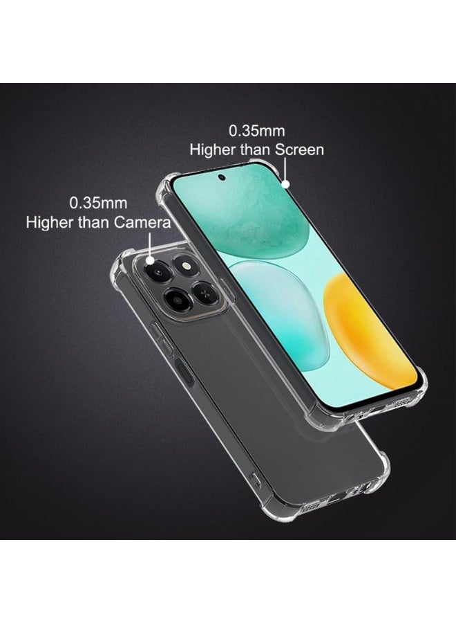 Muzz Case Compatible with Honor X7d Soft Bumper Anti-Scratch Silicone Phone Cover Transparent Phone Case for Honor X7d - Image 3