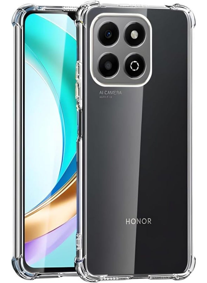 Muzz Case Compatible with Honor X7d Soft Bumper Anti-Scratch Silicone Phone Cover Transparent Phone Case for Honor X7d - Image 2