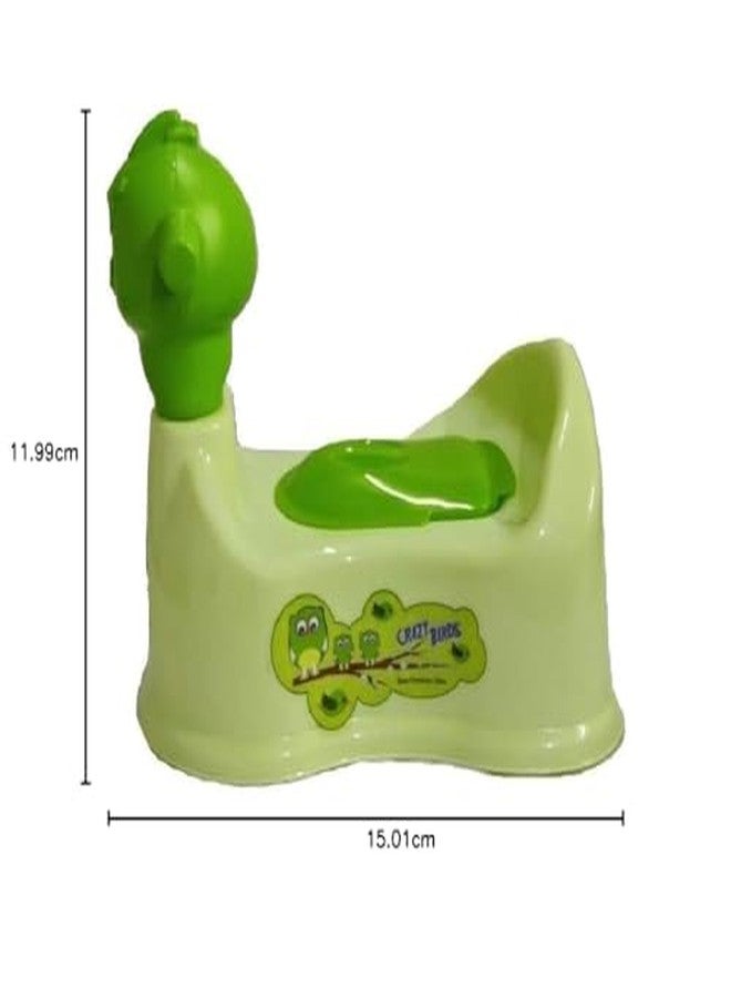 aaKaR Sonal - Crazy Bird - Baby Toilet Trainer Potty Seat with Lid Cover (Green) - Image 5