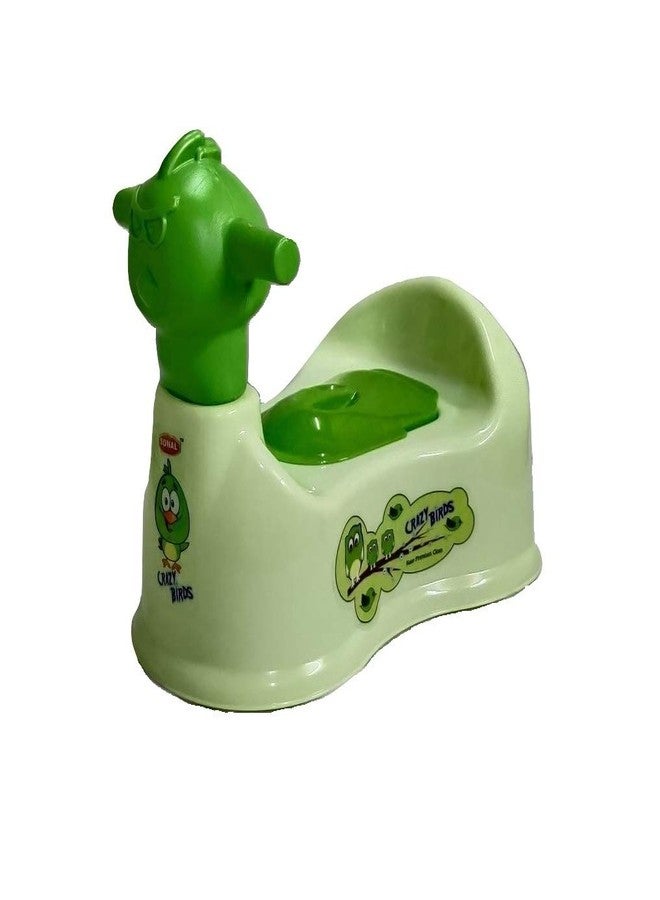 aaKaR Sonal - Crazy Bird - Baby Toilet Trainer Potty Seat with Lid Cover (Green) - Image 2