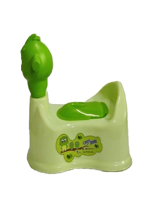 aaKaR Sonal - Crazy Bird - Baby Toilet Trainer Potty Seat with Lid Cover (Green) - Image 3