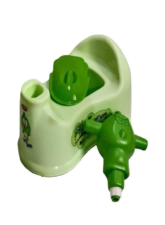 aaKaR Sonal - Crazy Bird - Baby Toilet Trainer Potty Seat with Lid Cover (Green) - Image 4