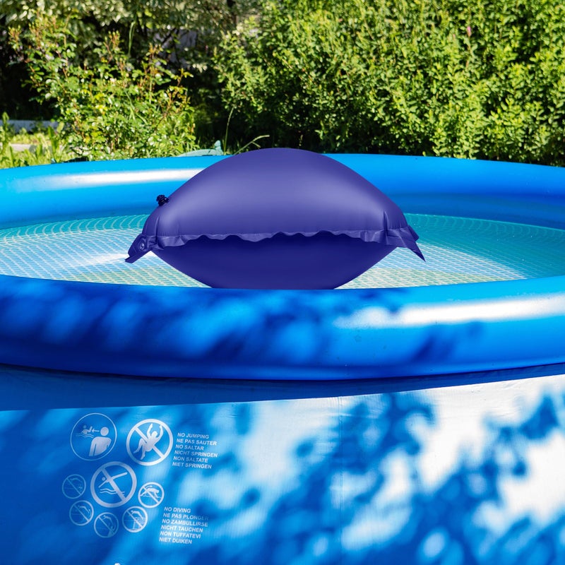 CACSPS Pool Pillow for for Above Ground Pools, 4x4 Ft Pool Air Pillow for Closing Winter Pool Winterizing Kit for Ground Pool, 0.5mm PVC Material, 2X 16.5Ft Rope (Blue) - Image 4