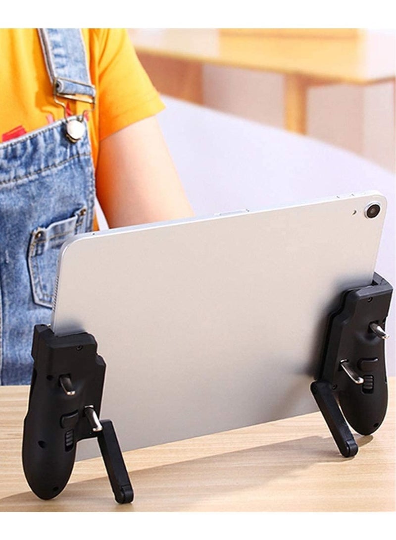 Beauenty Mobile Game Controller for iPad Tablets EMISH Six Finger Game Joystick Handle Trigger Aim on L1R1 L2R2 Shooter Gamepad for PUBG Fornite Knives Out Call of Duty - Image 5