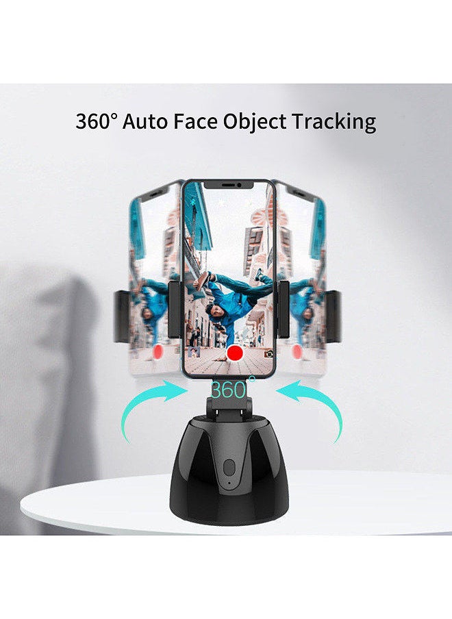 Generic - 360° Object Tracking Holder Selfie Stick 360° Rotation Auto Face Object Tracking Release Your Hands Wireless BT Connection for all phones Intelligent Camera AI Composition for 1/4in Screw - Image 1