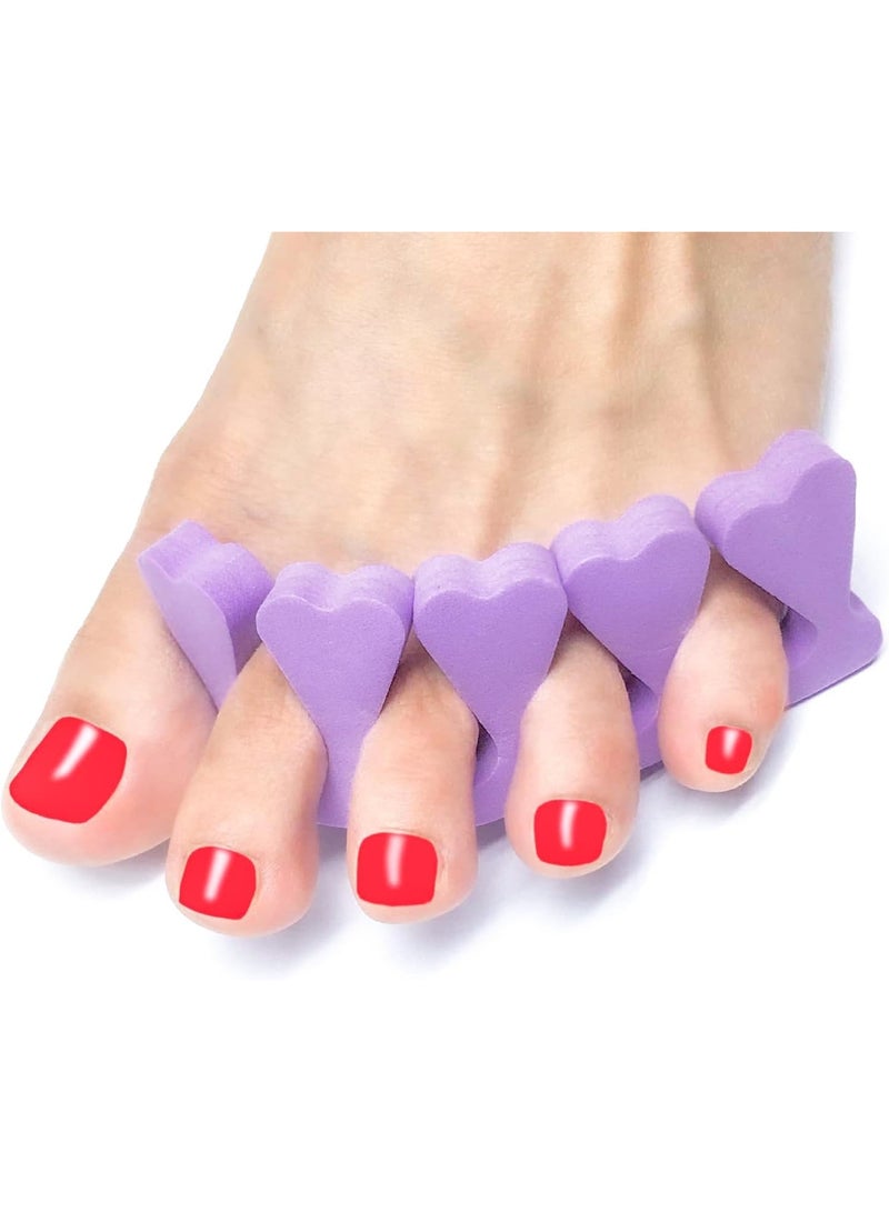 LA PERLA TECH  200pcs /100 Pairs Toe Separators Finger Foot Sponge Soft Gel UV Tools Salon Polish Manicure Pedicure Care Nail Art Tool Multi Color - Image 4