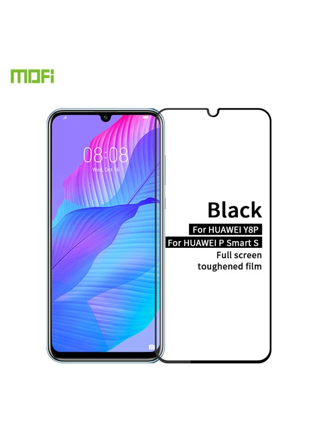 Screen Protector For Huawei Y8P / P smart S MOFI 9H 2.5D Full Screen Tempered Glass Film(Black)