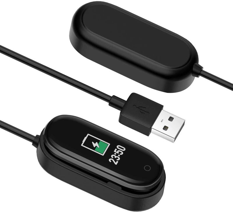 HUMBLE USB Power Adapter Fitness Band Charging Cable Designed For MI Band 4 - Black - Image 3