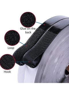 HaHaHai 6M Hook and Loop Tape Strips, Double-Sided Adhesive, Heavy Duty Double Side Mounting Tape, Industrial Strength Interlocking Tape for Home School Office  - Image 3