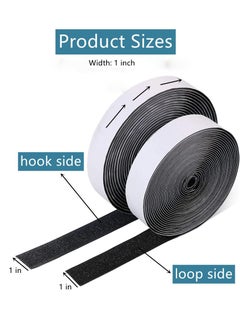 HaHaHai 6M Hook and Loop Tape Strips, Double-Sided Adhesive, Heavy Duty Double Side Mounting Tape, Industrial Strength Interlocking Tape for Home School Office  - Image 4