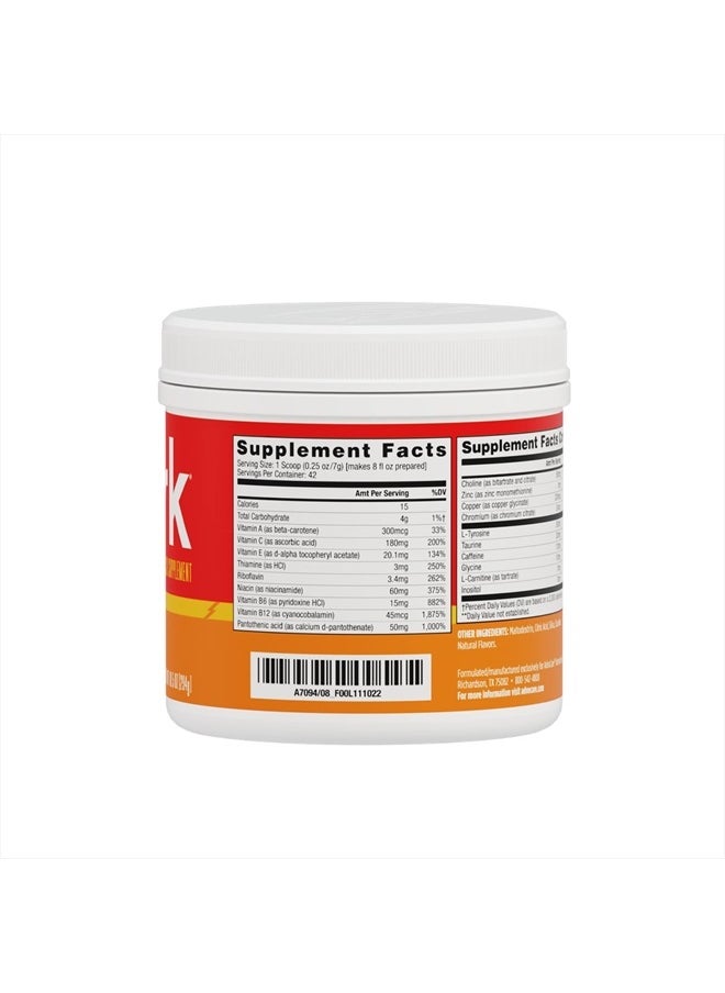 AdvoCare - Spark Vitamin & Amino Acid Supplement - Focus & Energy Supplement Mix - Powdered Energy Supplement Mix - Powder Supplement Mix - Amino Acids - Mandarin Orange - 10.5 oz - Image 1
