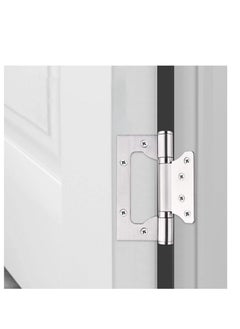 Excefore 4 Pack Non-Mortise Door Hinges, 4 x 3 inch Stainless Steel Interior Door Hinges with Screws, Smooth, and Easy to Install, for Bedroom,  Furniture Hardware (Silver)  - Image 1