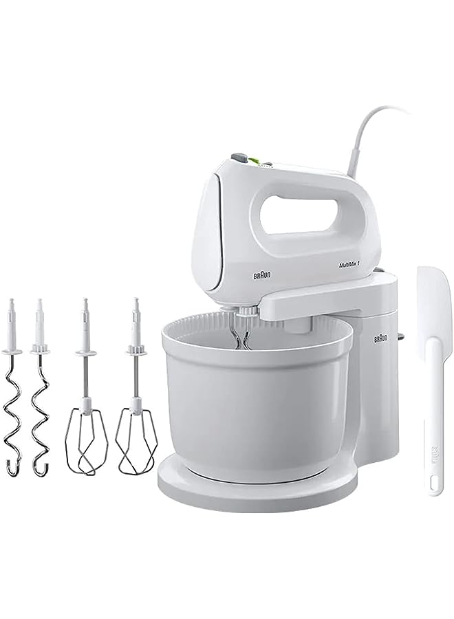 IAF Multimix 2 In 1 Hand And Stand Mixer 400 Watts, White, HM1070 WH"Min year manufacturer warranty" - Image 1