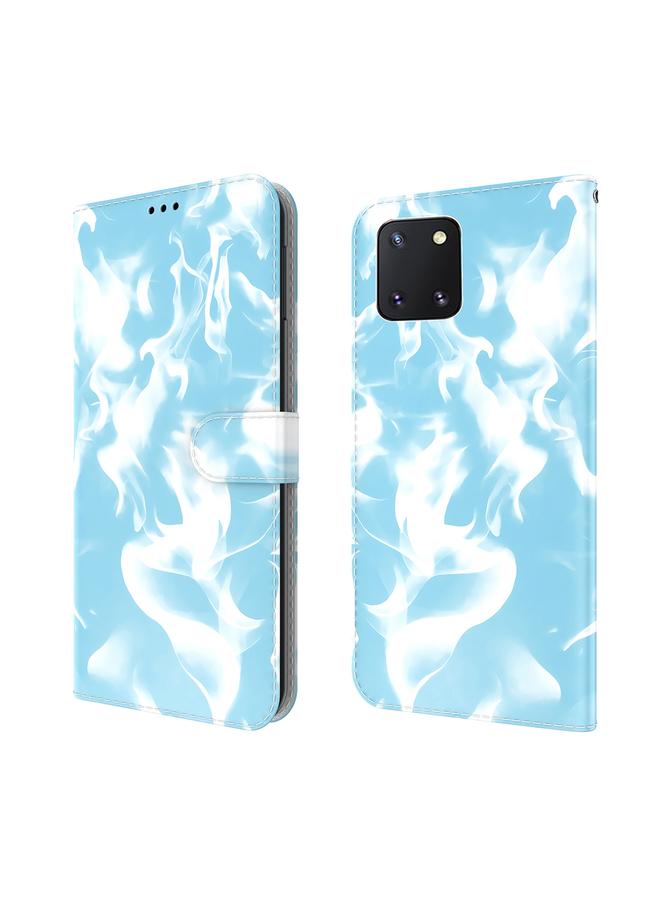 S-TOP Case For Samsung Galaxy Note10 Lite /A81 Cloud Fog Pattern Horizontal Flip Leather Case with Holder & Card Slot & Wallet - Image 2