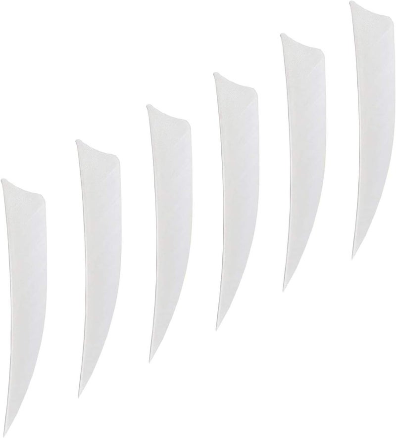 MS JUMPPER Arrows 3 Inch Real Feathers Fletching with Shield Cut for DIY Hunting Shooting Shafts (36 Pack) - Image 1