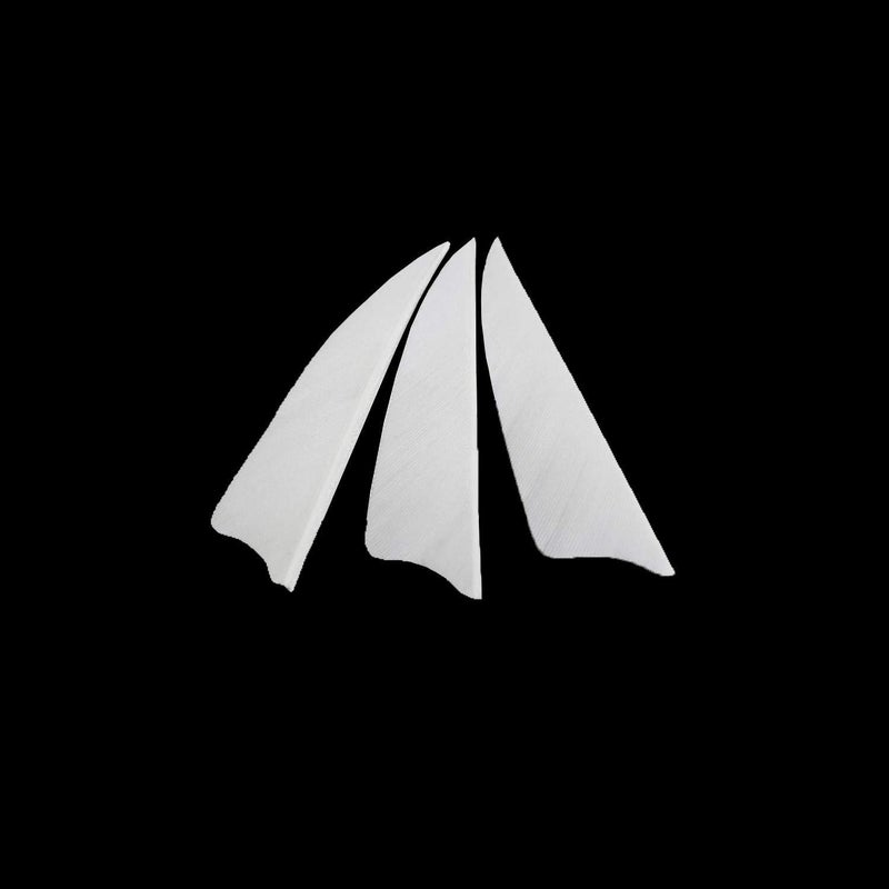 MS JUMPPER Arrows 3 Inch Real Feathers Fletching with Shield Cut for DIY Hunting Shooting Shafts (36 Pack) - Image 2
