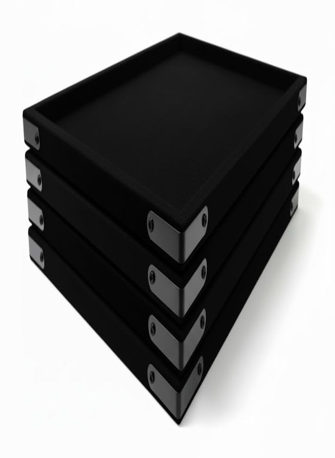 SENTONI Velvet Jewellery Display Organizer Tray BLACK Velvet Beading Tray, 15X12 Inch Pack of 1PCS - Image 4