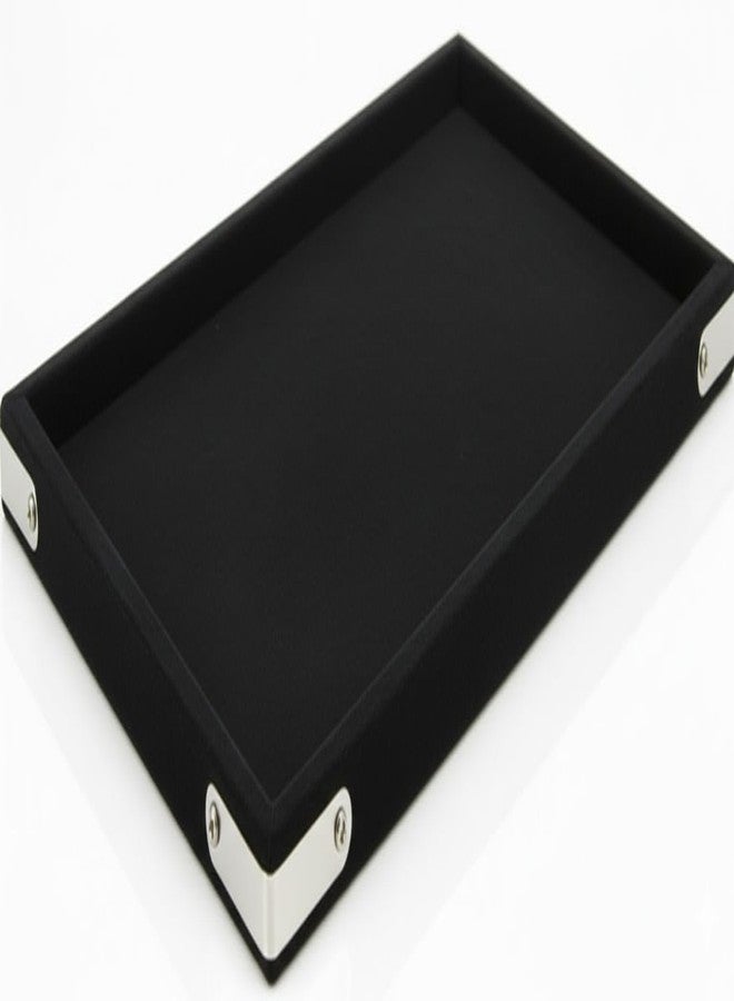 SENTONI Velvet Jewellery Display Organizer Tray BLACK Velvet Beading Tray, 15X12 Inch Pack of 1PCS - Image 2