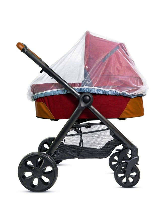 Universal Backpackers Baby Mosquito Net for Stroller, Carrier & Bassinet - Elastic Drawstring for Snug Fit Netting - Infant Bug Net for Jogger, Car Seat & Pack N Play - 1000 Mesh Toddler Canopy & Gift Packaging - Image 5