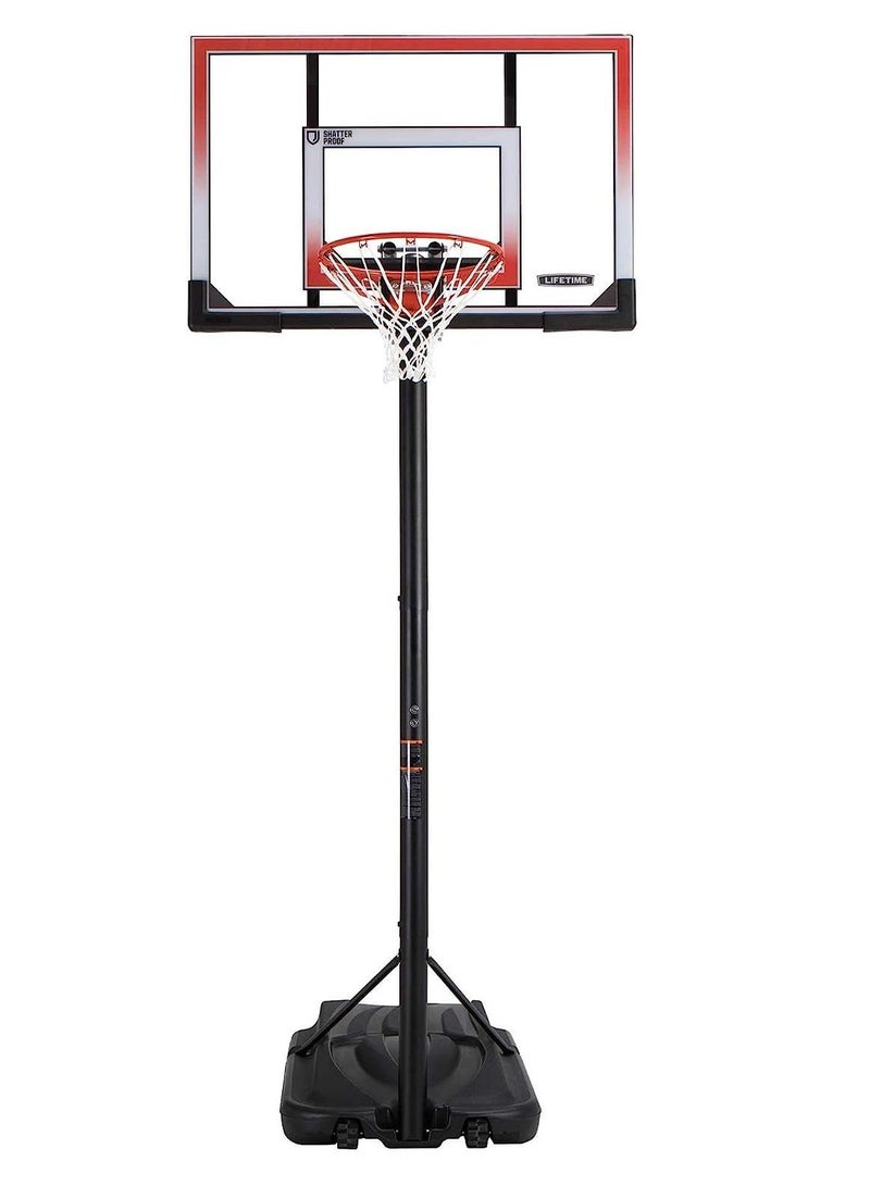 لايف تايم Lifetime 71566 50 Inch Shatter Proof Portable Basketball Hoop - Image 2