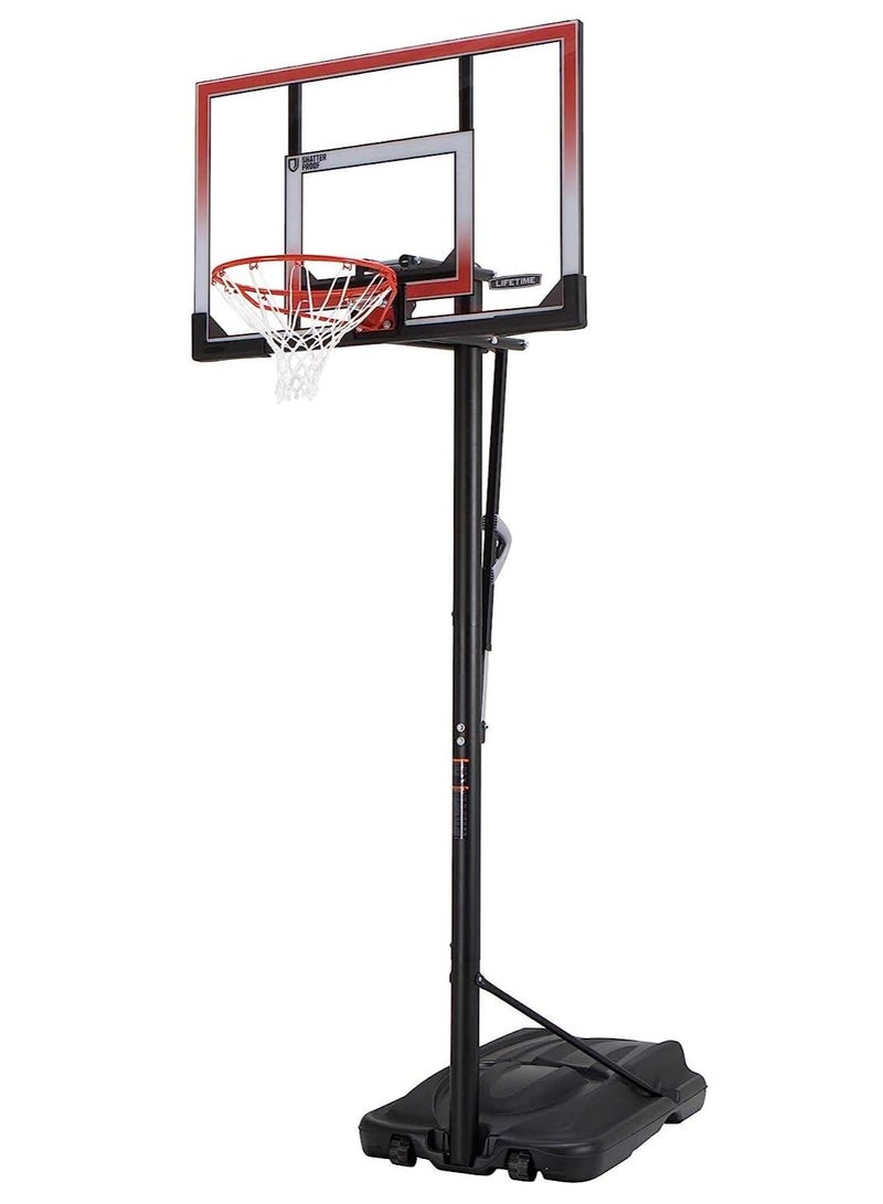 لايف تايم Lifetime 71566 50 Inch Shatter Proof Portable Basketball Hoop - Image 1