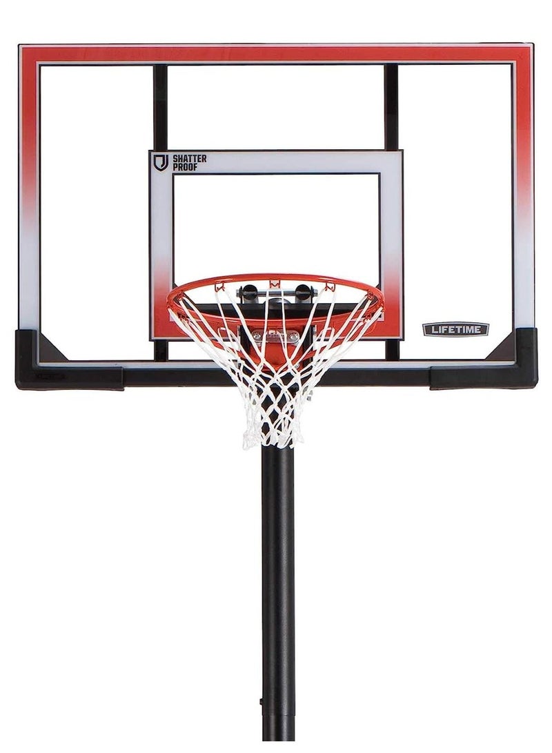 لايف تايم Lifetime 71566 50 Inch Shatter Proof Portable Basketball Hoop - Image 3