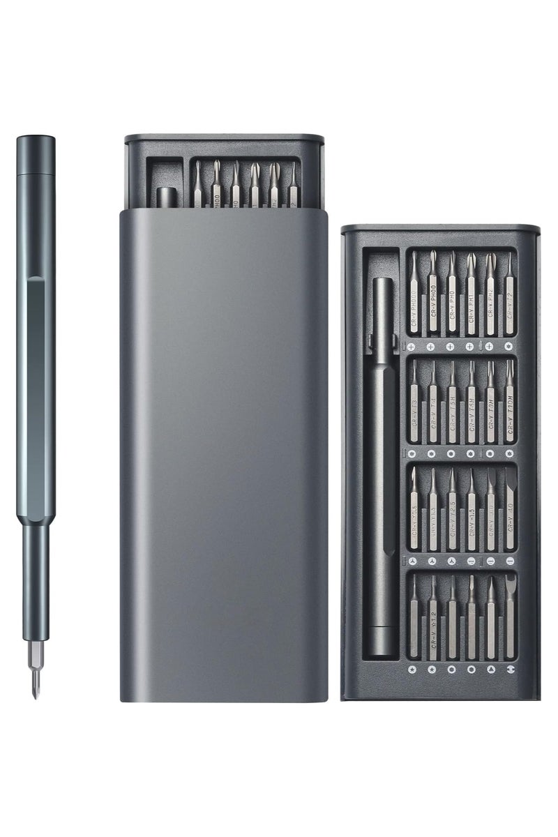 24 In 1 Premium Precision Screwdriver Set Magnetic Mini Tool Kit For Electronics Phone Laptop Camera Watch Computer Pocket Bit Set Flat Head Small Magnetic Driver Repair Tool Kit Set - Image 1