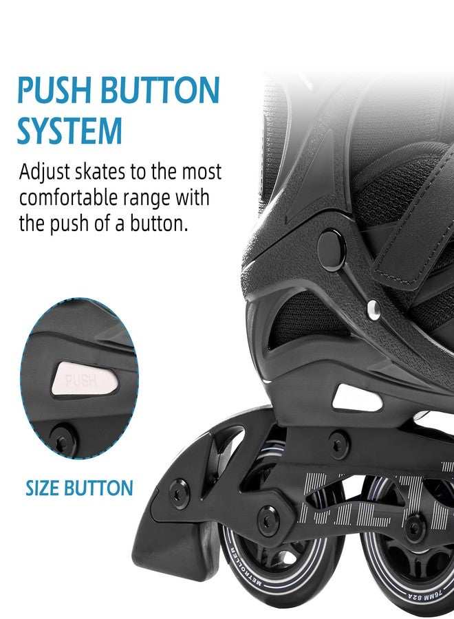 METROLLER Women Inline Skates Men Skates for Adult Female Male Adjustable Inline Skates for Teens Boys - Image 4