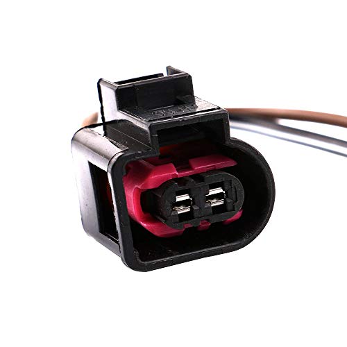 CNUPSM Pigtail Plug Wiring Connector 2Pin 4D0971992 Compatible With VW Jetta Passat Golf Polo Bettle Tiguan Audi A1 A2 A3 A4/S4 A5/S5 A6 A7 A8/S8 Q3 Q7 Q8 R8 TT Seat Ibiza Skoda Fabia Octavia Superb - Image 4