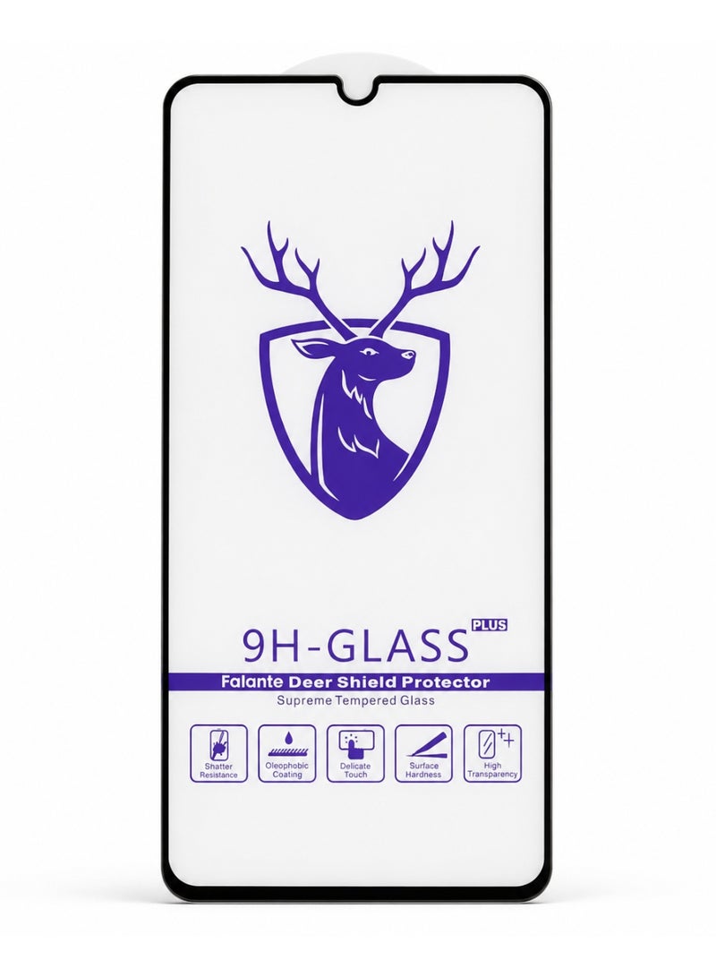 Deer Supreme 9H Glass Plus Tempered Screen Protector for Samsung Galaxy A06 - Full Coverage Shatterproof Guard Protective Shield Film Cover with Cleaning Wipes Kit - Image 2