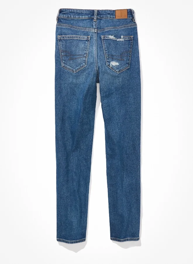 امريكان ايجل AE Stretch Mom Straight Jean
