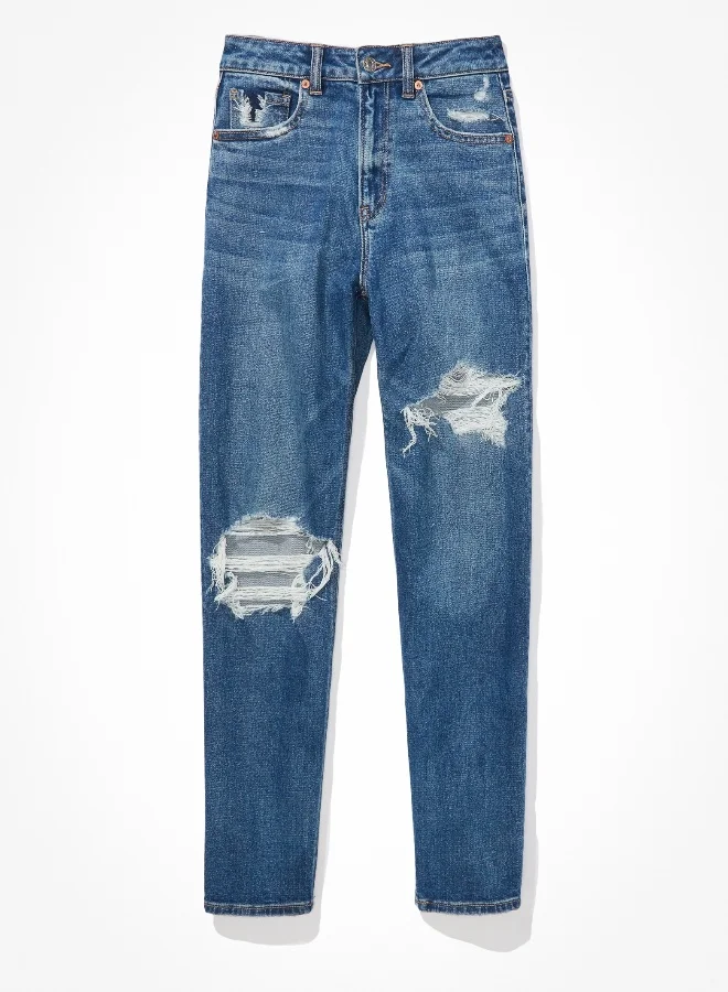 امريكان ايجل AE Stretch Mom Straight Jean