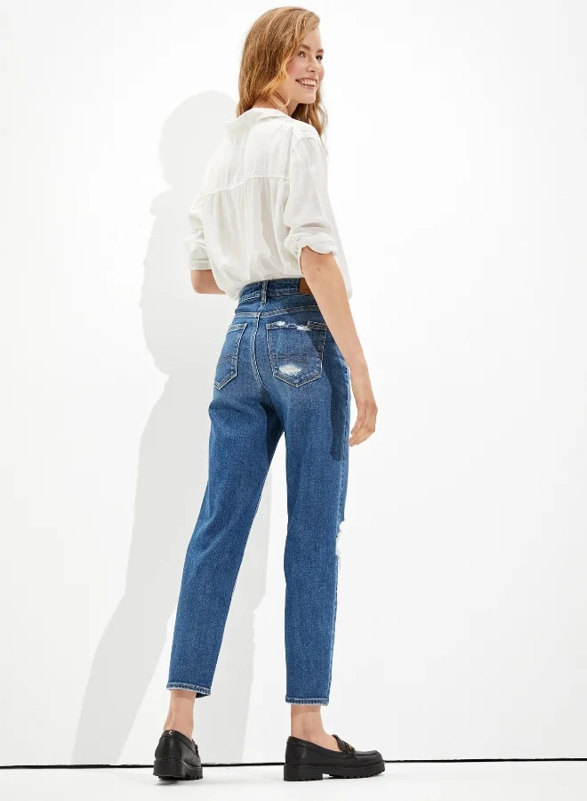 امريكان ايجل AE Stretch Mom Straight Jean