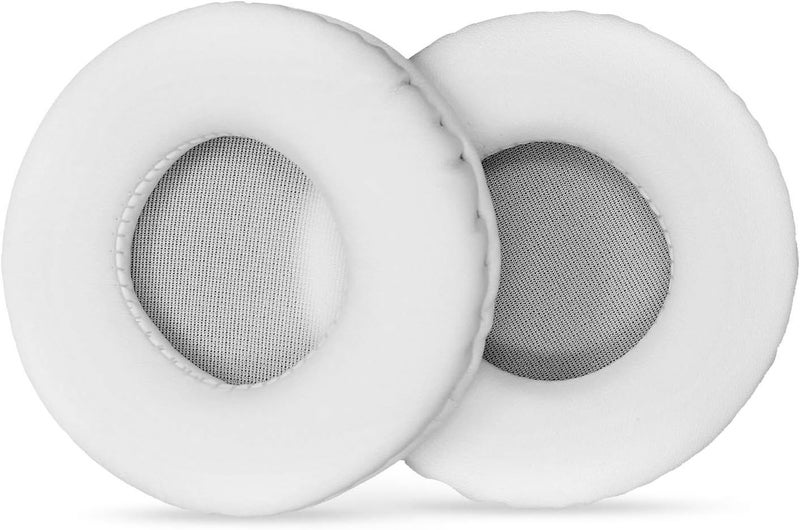 Karlak Replment Ear Pads PU Leather Ear Cushions Replment for/RAPOO/dio-Technica/Sony/Headphone Ear Pads 60mm White - Image 1