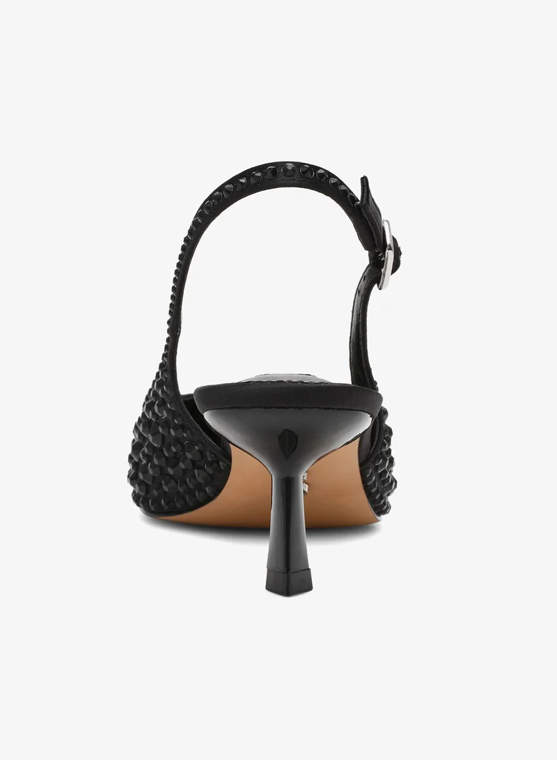 STEVE MADDEN  Korrar Sling Back Heeled Sandals for Women | Best Price UAE