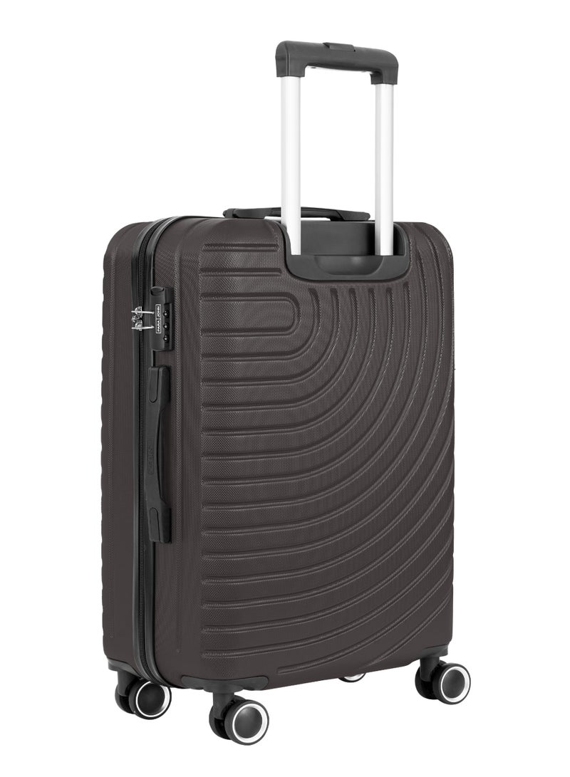 PARAJOHN Circles Series Set of 3 Luggage | Lightweight Small 10KG, Medium 20KG & Large 30KG ABS 4 Wheels Trolley Hardsided Travel Suitcase - Grey - Image 5