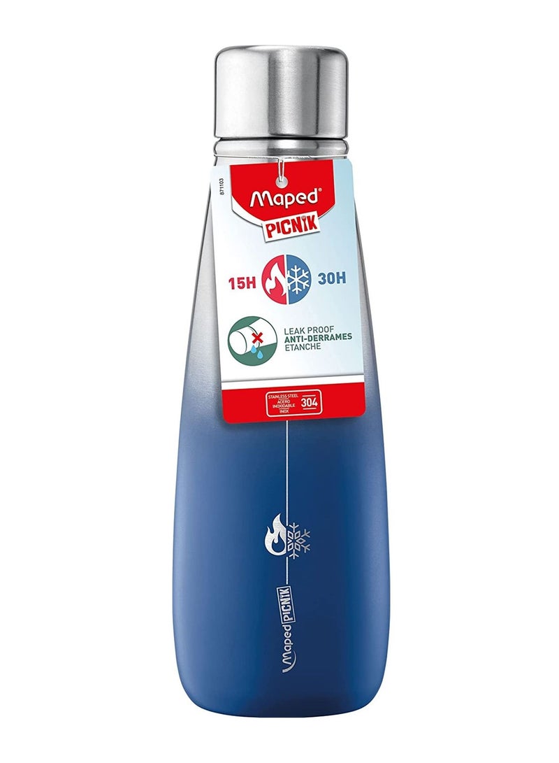 Maped Picnik Concept Steel Thermal Bottle 500ml Blue  - Image 1