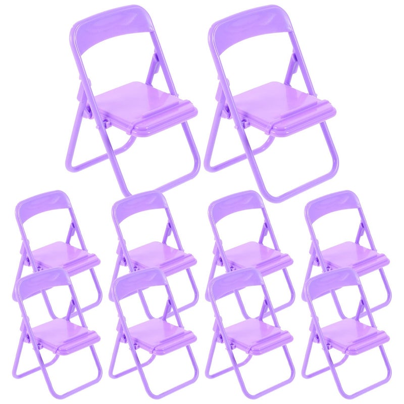10 Pack Creative Chair Design Phone Stand Desktop Mobile Holder For Home Office Travel - Image 2