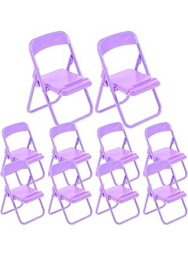 10 Pack Creative Chair Design Phone Stand Desktop Mobile Holder For Home Office Travel - Image 1