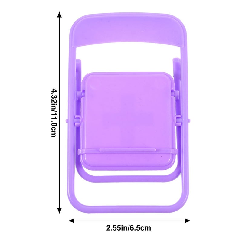 10 Pack Creative Chair Design Phone Stand Desktop Mobile Holder For Home Office Travel - Image 3