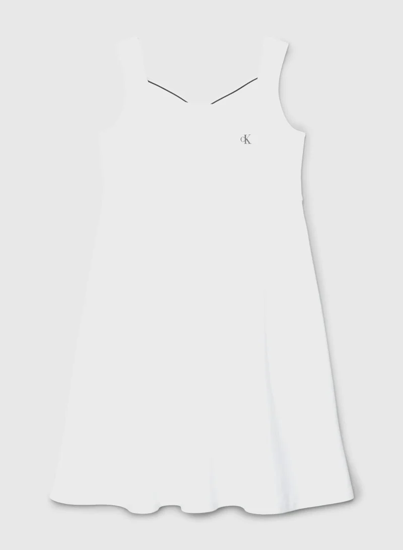 Calvin Klein Jeans Sleeveless A-Line Dress