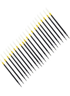 Alissa Replaceable Gel Pen Refills 20Pcs Smooth Writing 0.5mm Refills (Black)  - Image 1