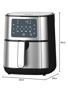 sokany Sokany Essential Air Fryer SK-8048, Digital Touch Screen, 7L, 1700W, Silver  - Image 2