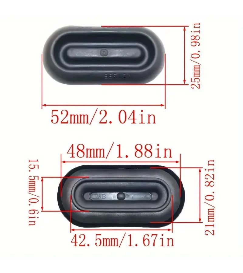 Exhaust Gaskets Car Chassis Seal Plug 2pcs Drain Floor Gaskets for Volkswagen Golf Mk3 Mk4 Mk5 Mk6 Transporter - Image 2